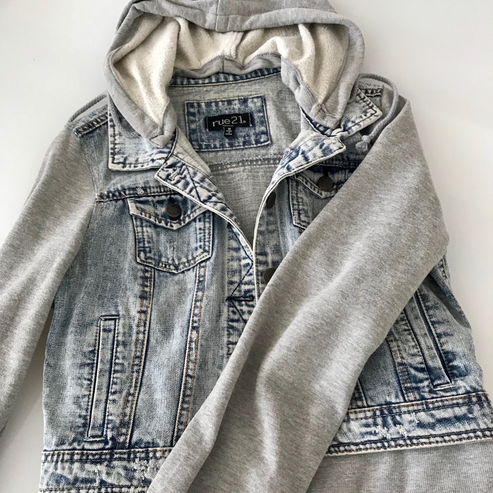Jean Hoodie Jacket